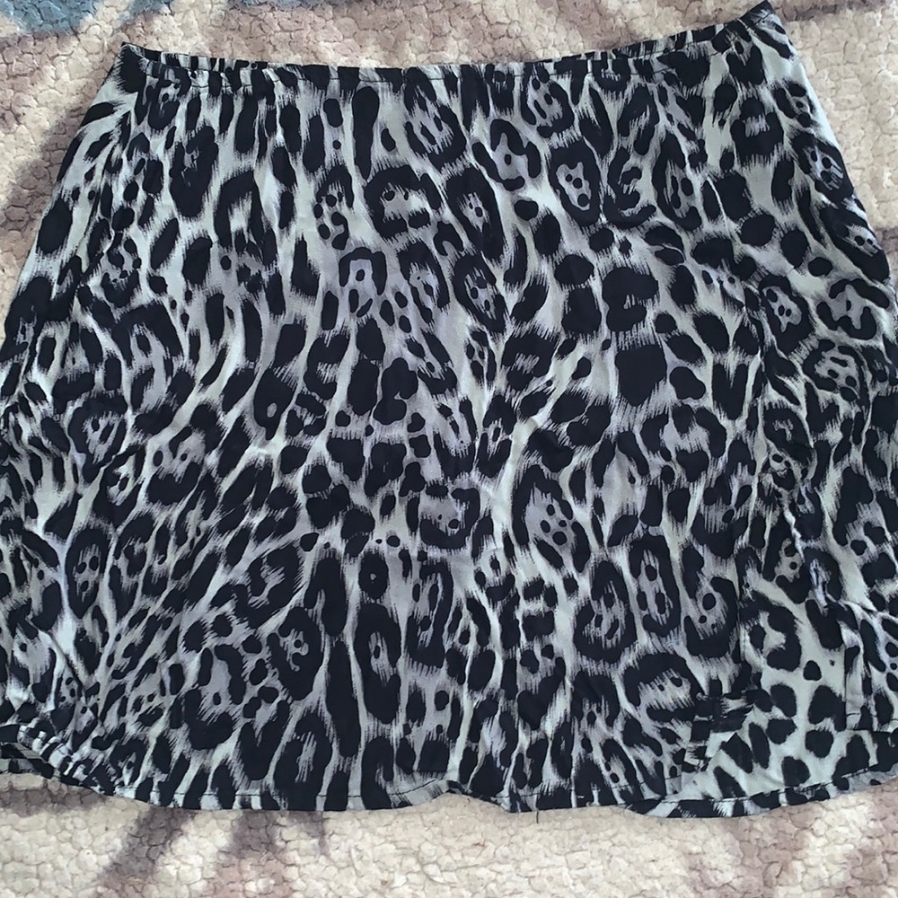Cheetah Print Mini Skirt